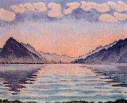 Ferdinand Hodler Lake Thun oil painting reproduction